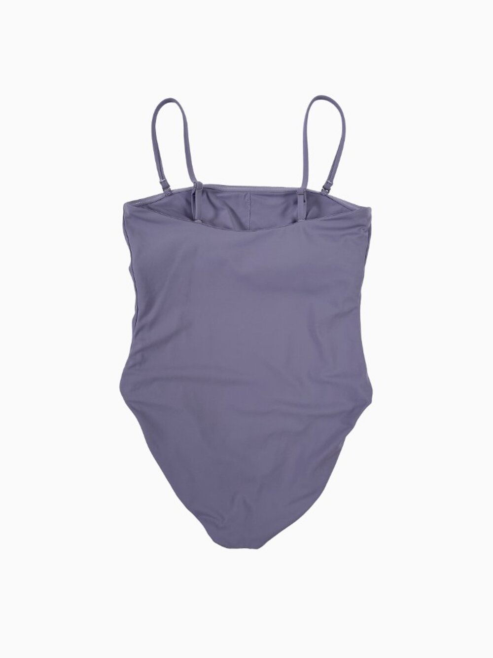 Andie Cabo One-Piece Swimsuit Large Purple Convertible Strapless Recycled Nylon - Picture 4 of 9